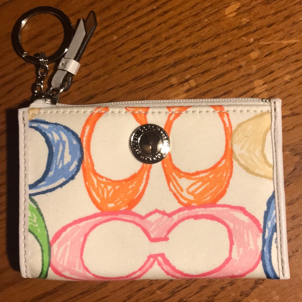 NWOT Coach Keychain Coin Purse